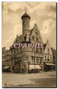 Old Postcard Ghent House of weavers