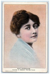 Goodings Idaho ID Postcard Actress Ruth Stonehouse Portrait 1919 Posted Antique