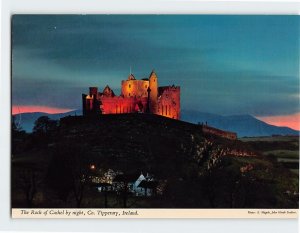 Postcard The Rock of Cashel by night, Cashel, Ireland