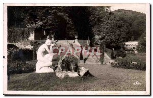 Modern Postcard Bagneres de Bigorre roundabout of The Spa Youth Stairs and bo...