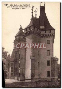 Old Postcard Meillant Chateau De Pres St Amand Montrond Vue Prize Du Parc