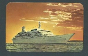 Post Card Ocean Liner Princess Cruises The Island Princess