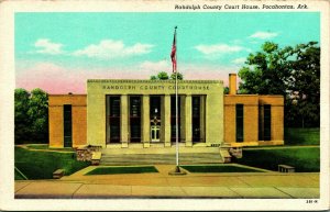 Pocahontas Arkansas AR Randolph County Court House 1920s UNP Vtg Postcard M13