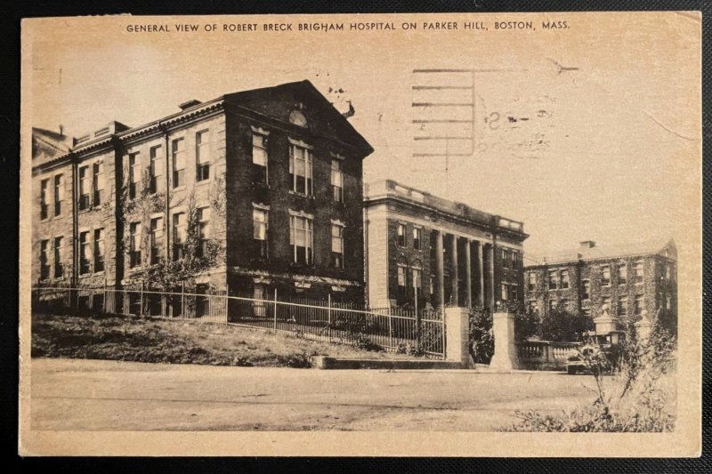 Vintage Postcard 1943 Robert Breck Brigham Hospital, Parker Hill, Boston (MA)