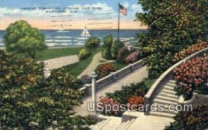 Stadium, Lake Park - MIlwaukee, Wisconsin WI Postcard