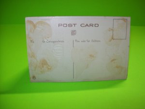 Thanksgiving Postcard Vintage Embossed Series 9077 Bergman Unused 1913 Creased