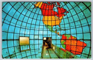 Boston Massachusetts~Mapparium Western Hemisphere~Christian Science~1962 PC