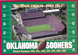 Memorial Stadium Owen Field Oklahoma Sooners Norman Oklahoma 4 by 6