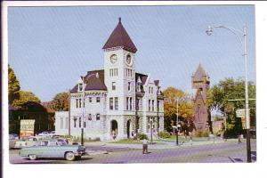 Post Office, King Street, Midland, Ontario, Loblaws Parking 50's Cars, Clock ...