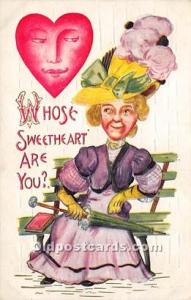 Whose Sweetheart are you? Vinegar Valentine 1910 