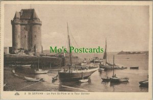 France Postcard - St Servan - Le Port St-Pere Et La Tour Solidor   RS26047