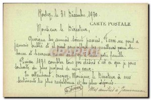 Rodez Old Postcard The war memorial