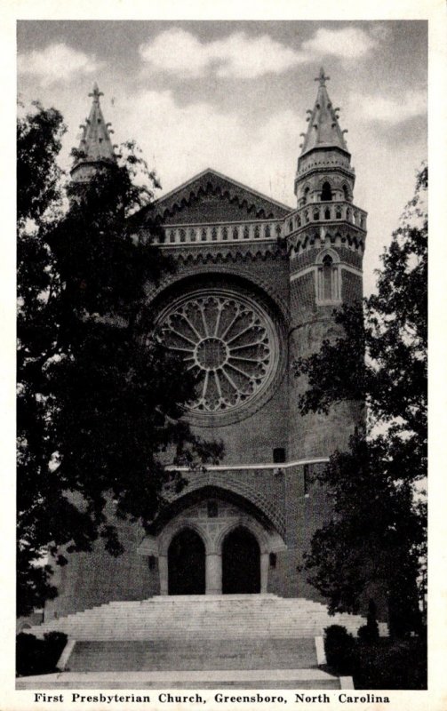 North Carolina Greensboro First Presbyterian Church 1943