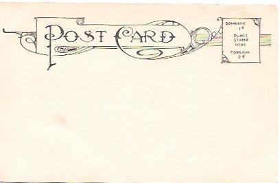 US Unused Penny post card - Oakwood Cemetery, Syracuse, New York. Built in 1859