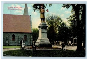 1911 Garfield Monument Wilmington Delaware DE Posted Antique Postcard