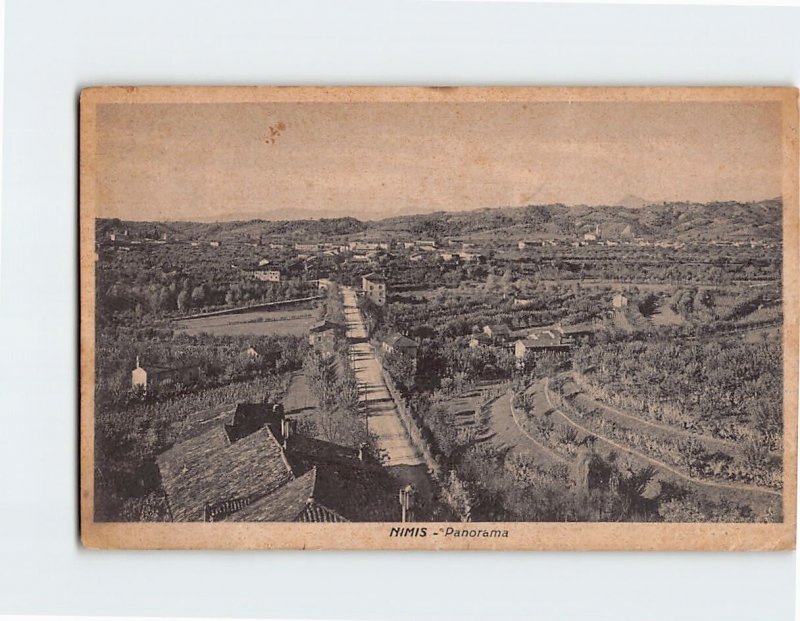 Postcard Panorama of Nimis Udine Italy