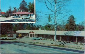 postcard Parkview Motor - Lodge Linville Falls- North Carolina