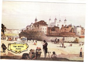 Textured Postcard, The Royal Mint, London, England