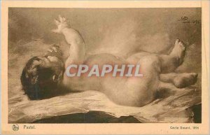 Old Postcard Pastel Cecile Edouard 1896