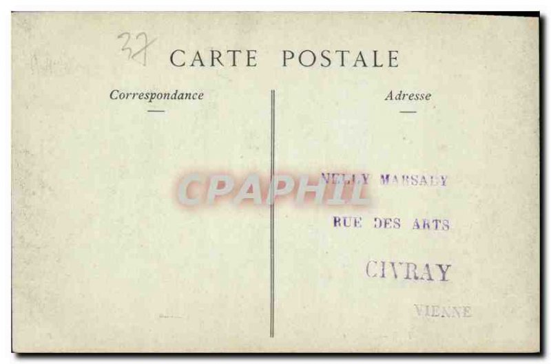 Postcard Old Amboise Castle View