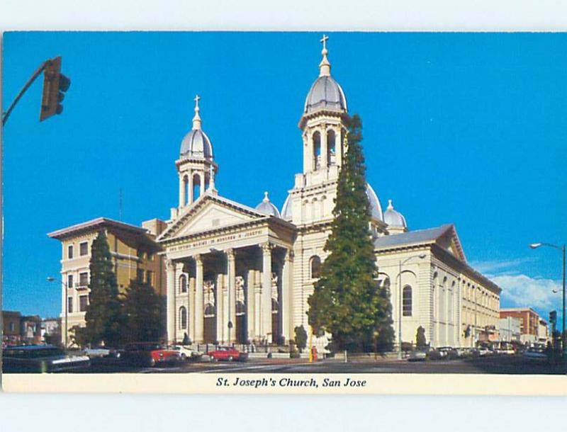 Unused Pre-1980 CHURCH SCENE San Jose California CA A6464