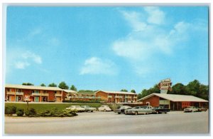 c1960 Sir Robert Motel Restaurant Fayetteville Asheboro North Carolina Postcard