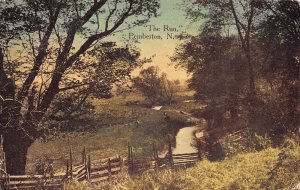 Pemberton New Jersey The Run, Color Lithograph Vintage Postcard U11513