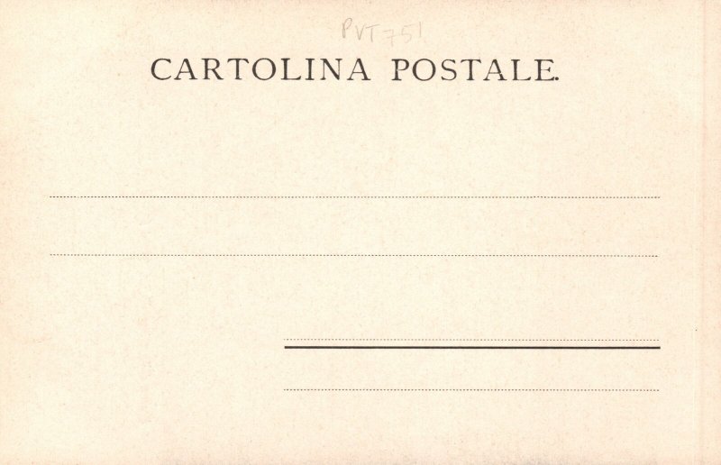 Vintage Postcard 1900's Siracusa  Rosone Della Chieza di S. Giovanni Italy IT