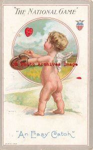 Valentine Day, AP Co No 809, Baseball, Cherub Catching Heart