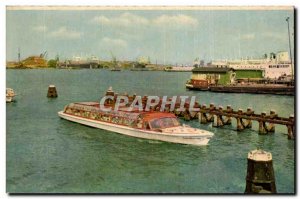 Old Postcard Netherlands Haarlem Havenzicht