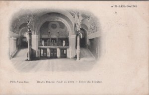 France Postcard - Aix-Les-Bains - Grand Cercle - Foyer Du Theatre  RS30258