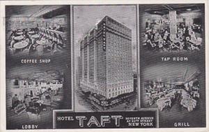 New York City Hotel Taft Coffee Shop Tap Room Lobby & Grill 1948