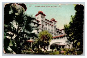 Vintage 1908 Advertising Postcard Gardens Hotel Green Pasadena California