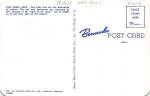 Our Small Cars Bermuda Postcard