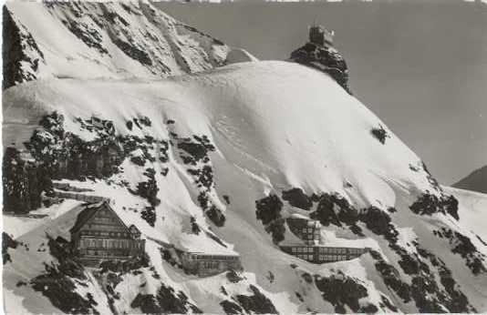 RPPC Jungfraubahn Berghas u. Station Jungfraujoch, Switzerland, meteorol. Obseva