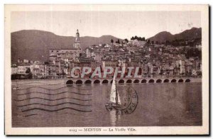 Menton - Old Town - Old Postcard