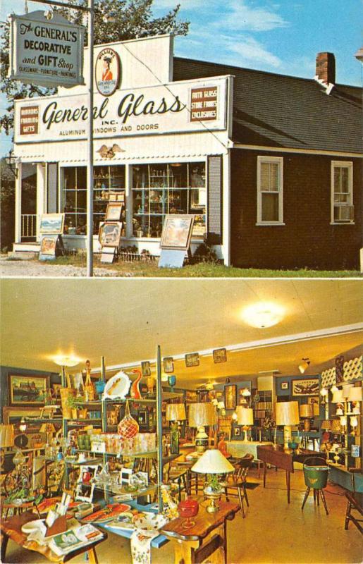 Keene New Hampshire Generals Decorative Gift Shop Vintage Postcard K20711