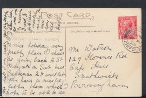 Genealogy Postcard - Watson - 129 Florence Road, Cape Hill, Smethwick  RF1199