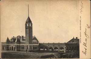 Shreveport Louisiana LA Train Station Depot 1910s Postcard