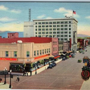 1942 Albuquerque, NM Central Ave Fourth St Downtown Main US Hwy Route 66 85 A234