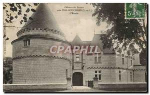 Old Postcard Chateau De Pres Paviers I & # 39Ile Bouchard L & # 39Entree