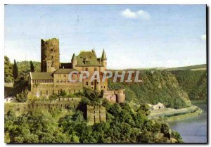 Modern Postcard St. Goar am Rhein Burg Katz began Loreley