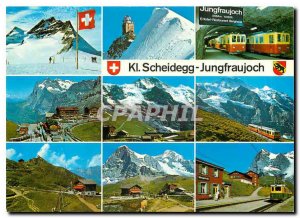 Postcard Modern Kl Scheidegg Jungfraujoch