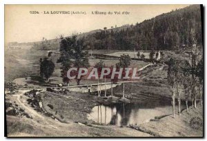 Postcard Old Louvesc Ardeche L'Etang du Val d'Or