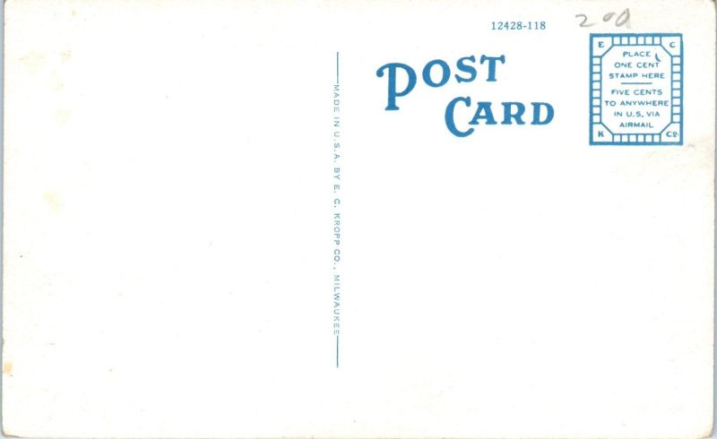 1920s Seaboard Station Train Depot West Palm Beach FL Postcard