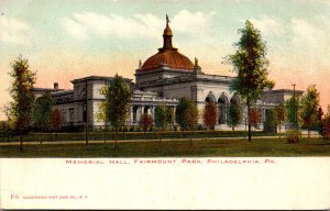 Pennsylvania Philadelphia Fairmount Park Memorial Hall