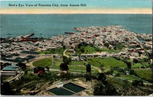 Aerial View of Panama City from Ancon Hill Vintage Postcard F49