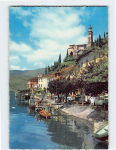 Postcard View of Morcote, Lake Lugano, Morcote, Switzerland