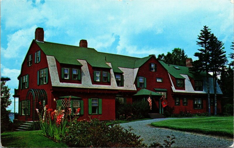 Camppobello Island NB Franklin D Roosevelt Cottage Welchpool Postcard VTG UNP 