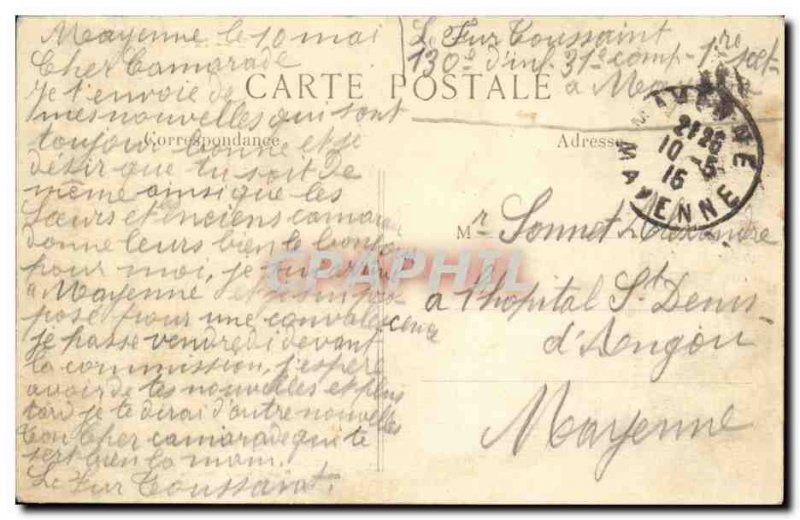 Mayenne - Barracks Old Postcard